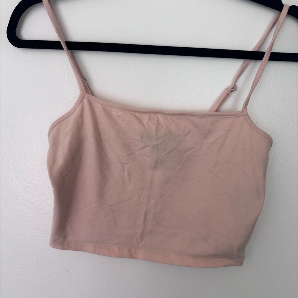 Women's Pink Spaghetti Strap Top